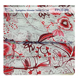 Flowers wreathed with vine Polyester&amp;Cotton Burnout Lace Fabric  for dress/ladies garment supplier