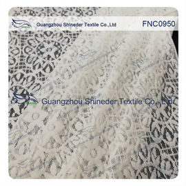 Sunflower Star soft  Bush Nylon &amp; Cotton lace fabric for lady dress supplier