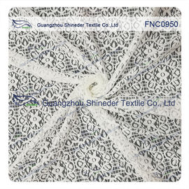Sunflower Star soft  Bush Nylon &amp; Cotton lace fabric for lady dress supplier