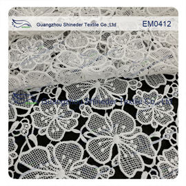 Embroidery Lace Fabric for garment,ladies dress,wedding dress supplier