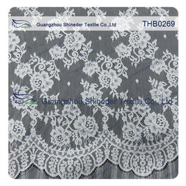 Countless flowers  3*1.5m size  100% nylon chantilly lace fabric for Wedding dress supplier
