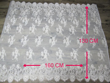 100% Nylon Eyelash Lace Trim With 130cm Width &amp; 160cm Length CY-HB0458 supplier