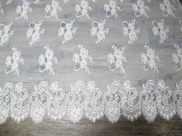 100% Nylon Eyelash Lace Trim With 130cm Width &amp; 160cm Length CY-HB0458 supplier