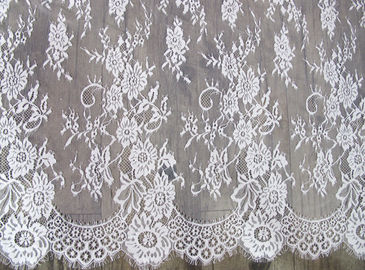 White Decorative Eyelash Lace Trim with 80cm Width CY-HB0460 supplier