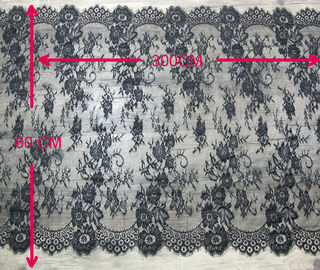 White Decorative Eyelash Lace Trim with 80cm Width CY-HB0460 supplier