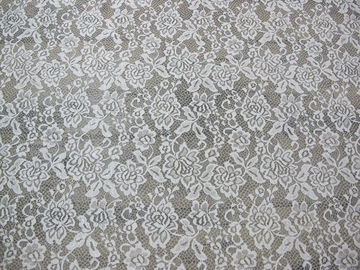 W 100 cm Eyelash Lace Fabric Trim with Nylon Material Custom Made Beaded supplier