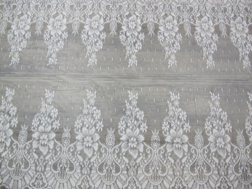 Elastic Dress Gown Eyelash Lace Trims By The Yard Chic Black Shiny Sheer supplier