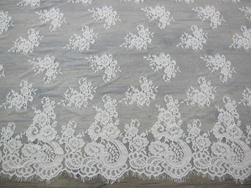 Corded Cotton Bridal Lace Trim Fabric For Wedding Dresses CY-HB0478 supplier