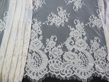 Corded Cotton Bridal Lace Trim Fabric For Wedding Dresses CY-HB0478 supplier
