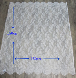 Nylon Elegant Eyelash White Lace Trimming Exquisitely Made 150cm CY-HB0594 supplier