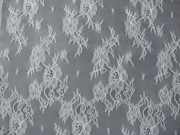 Nylon Elegant Eyelash White Lace Trimming Exquisitely Made 150cm CY-HB0594 supplier