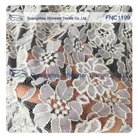 Cotton Nylon Lace Fabric of Floral pattern for Fashion Garments, Wedding Dress supplier