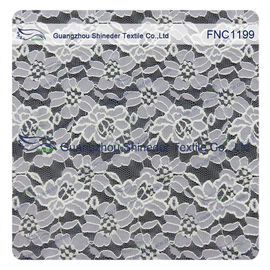 Cotton Nylon Lace Fabric of Floral pattern for Fashion Garments, Wedding Dress supplier
