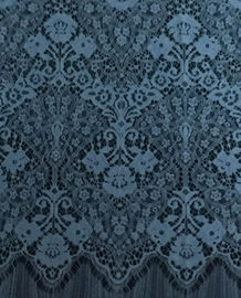 Eyelash Nylon Lace Fabric for ladies garment supplier