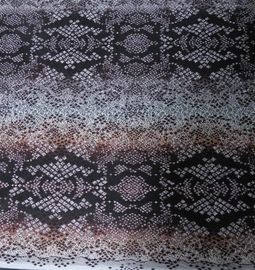 Snakeskin Digital Printed Fabric for dress andladies garment supplier