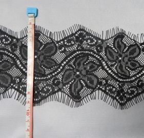 Nylon Eyelash Lace Trim for ladies garment supplier