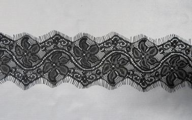 Nylon Eyelash Lace Trim for ladies garment supplier