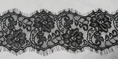 Flower Eyelash Lace Trim for lingerie bedding and home textile supplier