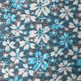 spandex & polyester Digital Printed Fabric , Print Stripe Lace Normal Dyeing supplier