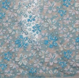 spandex & polyester Digital Printed Fabric , Print Stripe Lace Normal Dyeing supplier