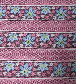 100P Flower Digital Printed Fabric for ladies dress supplier