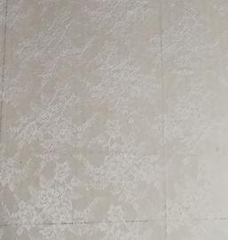 Flower Design Pattern Nylon Corded Jacquard Lace Fabric By The Yard supplier