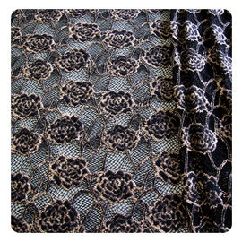 Eco-Friendly Brushed Lace Fabric Yellow supplier