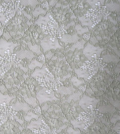 Elastic Lace Fabric of Spandex & Nylon with Clover Flower Pattern supplier