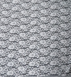 Fashion Garment Elastic Lace Fabric Eco Friendly AZO Free Dyeing supplier