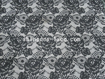 150cm width nylon lace fabric floral/special leaf pattern for women's garment SYD-0170 supplier