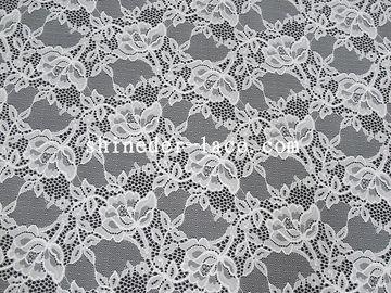 Mesh Flower Stretch Lace Fabric Nylon Spandex Materail Fashion Design SYD-0178 supplier