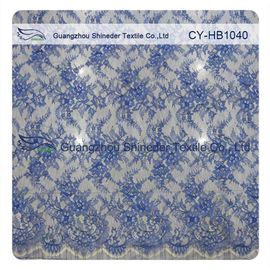 Colored Sewing Eyelash Guipure Lace Trim Wedding Dress Fabric supplier