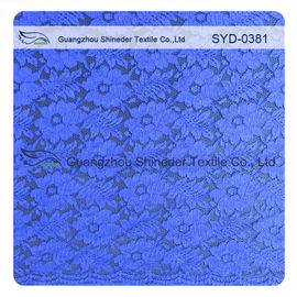 2016 Summer Launch Indigo Blue Cord Lace, Floral Lace Fabric , Dark Blue Color Available supplier