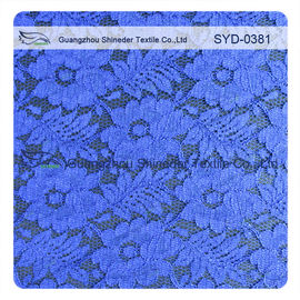 2016 Summer Launch Indigo Blue Cord Lace, Floral Lace Fabric , Dark Blue Color Available supplier